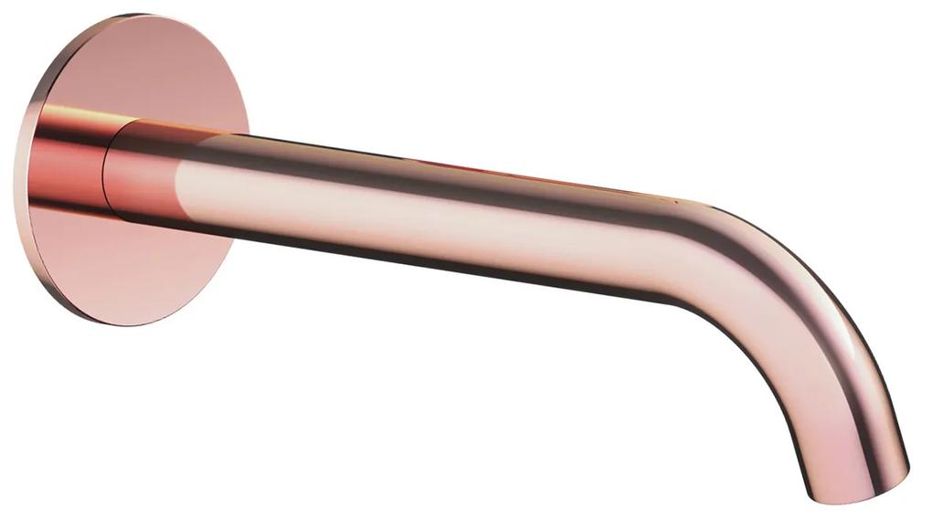Wastafelkraan Uitloop Hotbath Cobber Rond 18 cm Roze Goud