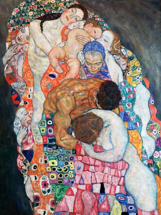 Kunstreproductie Life, Gustav Klimt