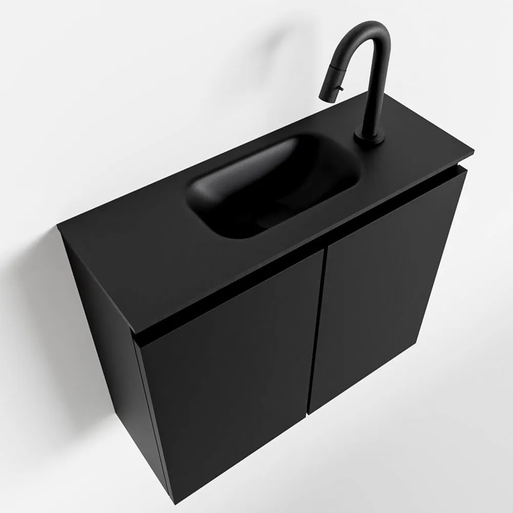 Mondiaz Ture 60cm toiletmeubel urban met wastafel urban midden 1 kraangat