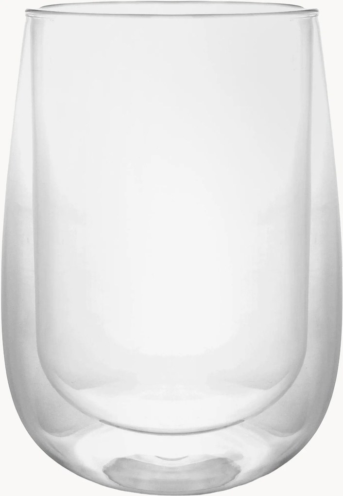 Mokken Paris van borosilicaatglas, 2-delig