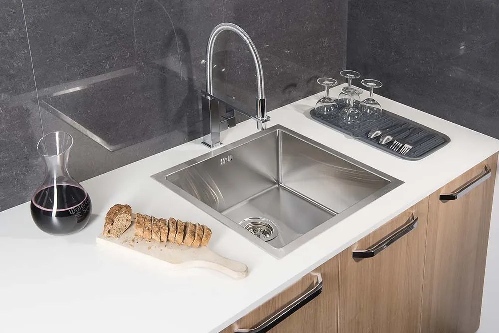 Sapho Epic spoelbak 44x43x20cm RVS