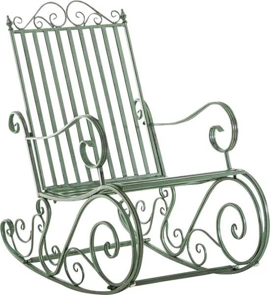 Iron schommelstoel Smilla landelijke stijl ontwerp nostalgische - antiek-groen