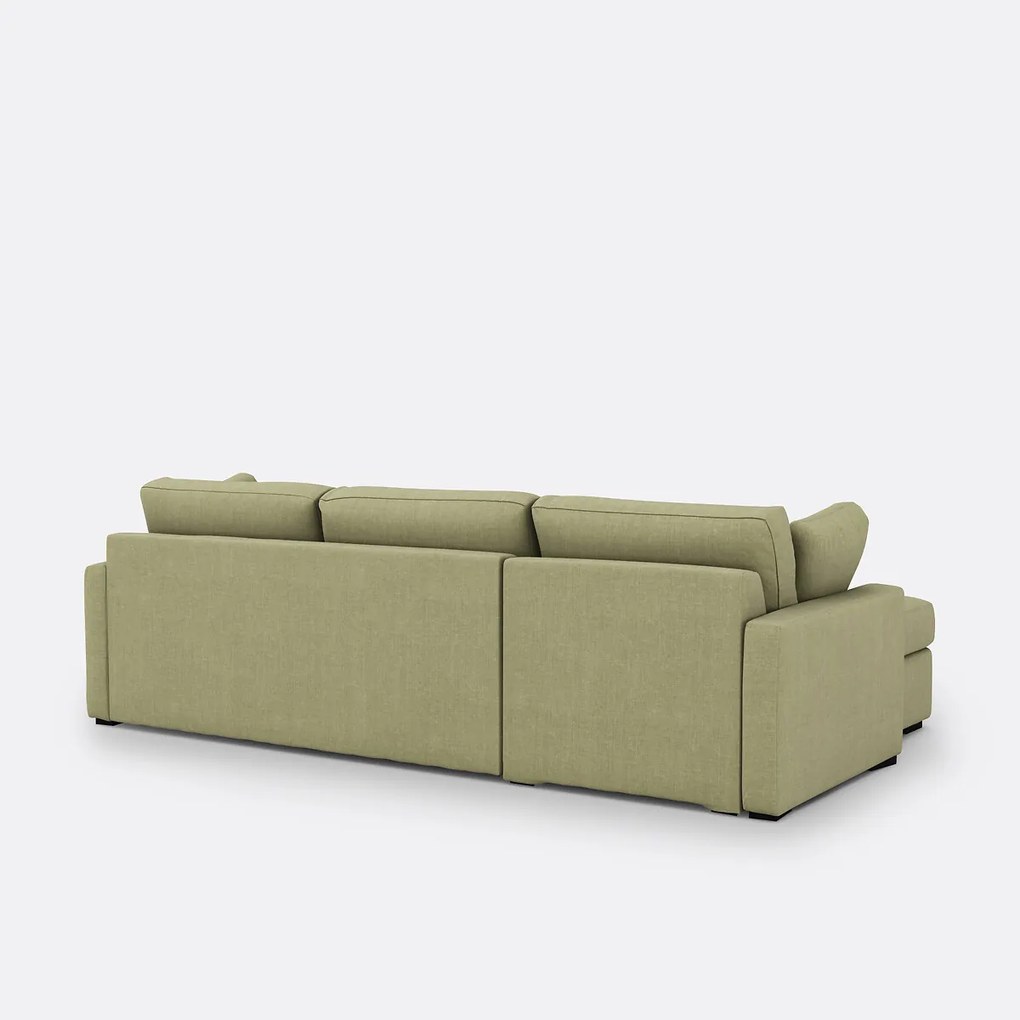4-zits hoekbank, omvormbaar, in katoen en linnen, Comfort Bultex®, TIMOR
