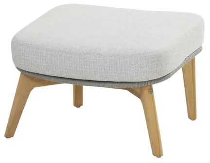 4 Seasons Outdoor Ancora loungeset teak Silver grey SALE Loungeset houtkleur weerbestendig