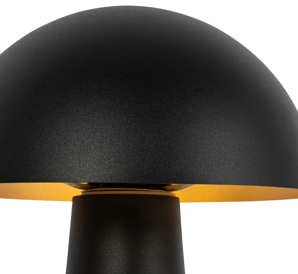 Buiten vloerlamp zwart 65 cm - Mushroom Modern E27 IP44 Buitenverlichting rond