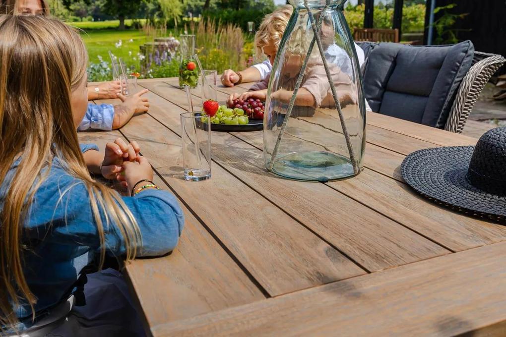 Tuinset 6 personen 240 cm Outdoor textiel Grijs Lifestyle Garden Furniture Parma/Brighton