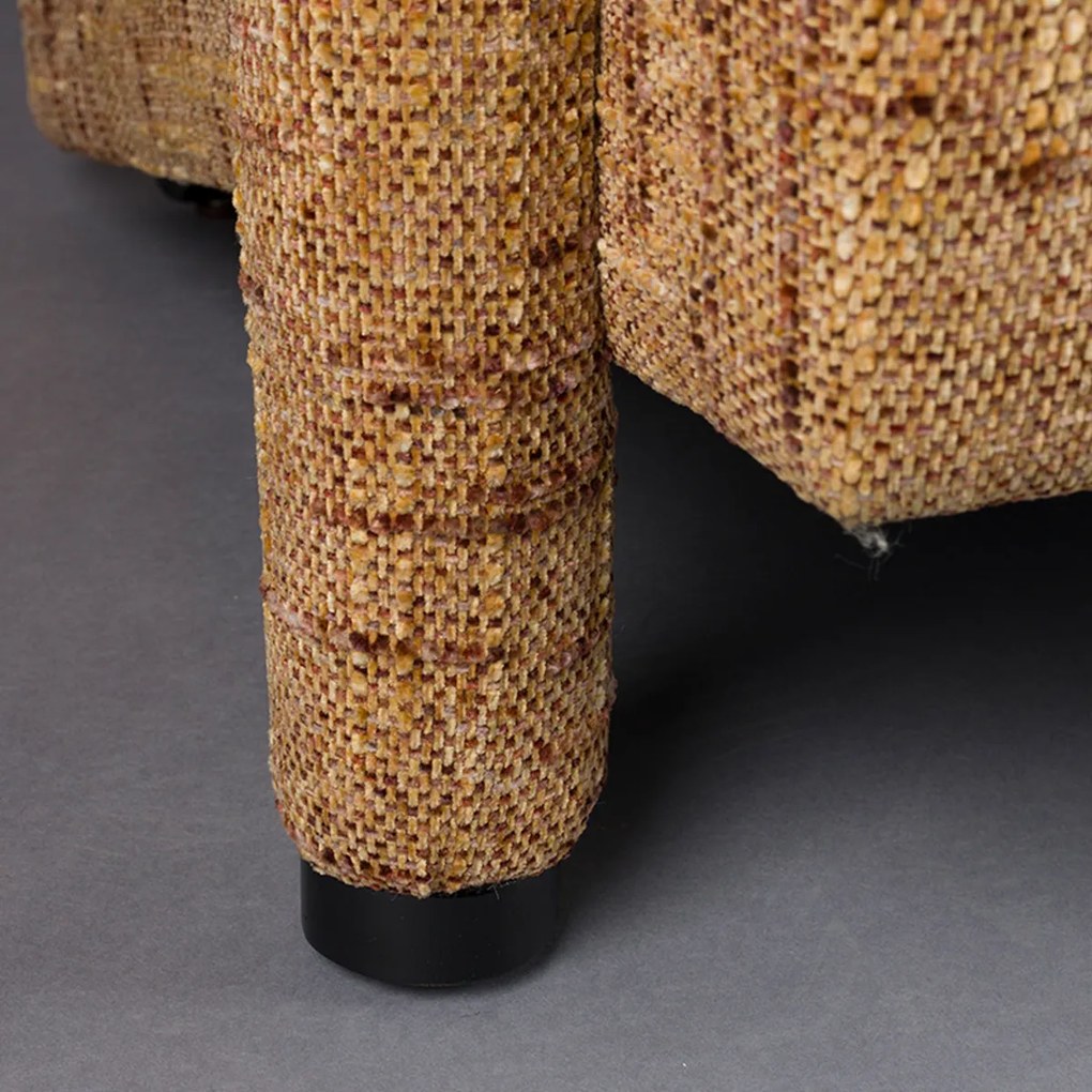 Dutchbone Kent Grof Geweven Fauteuil Ochre