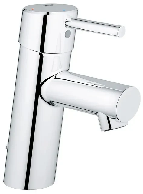 GROHE Concetto waterbesparendes wastafelkraan met inzinkbare ketting met 28mm ES cartouche chroom 2338110E 2338110E
