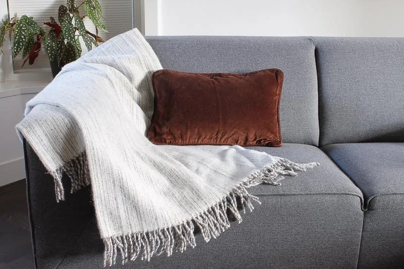 Klippan - Plaid Lamswol Bjork - Beige