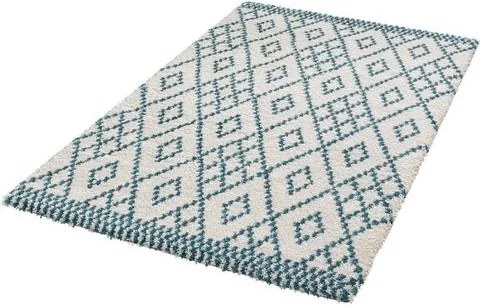 Hoogpolig vloerkleed, Mint Rugs, »Chess«, hoogte 35 mm, geweven