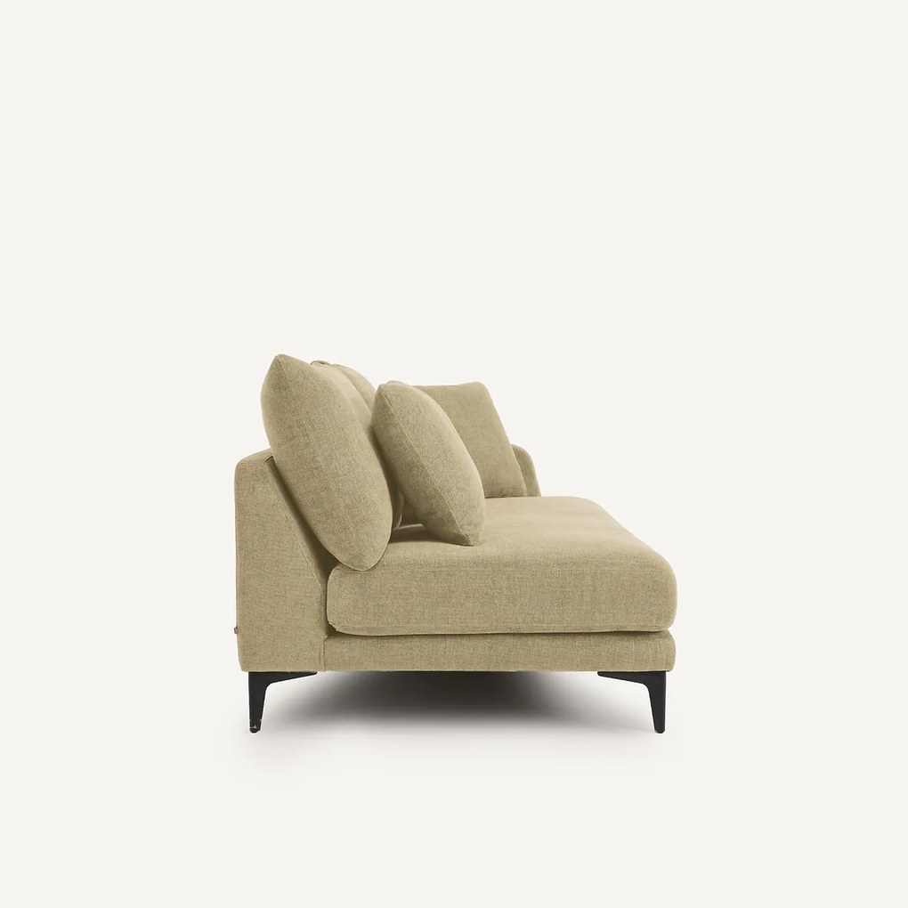 Halve bank van gevlochten polyester, 2-zit, MODERNISTE