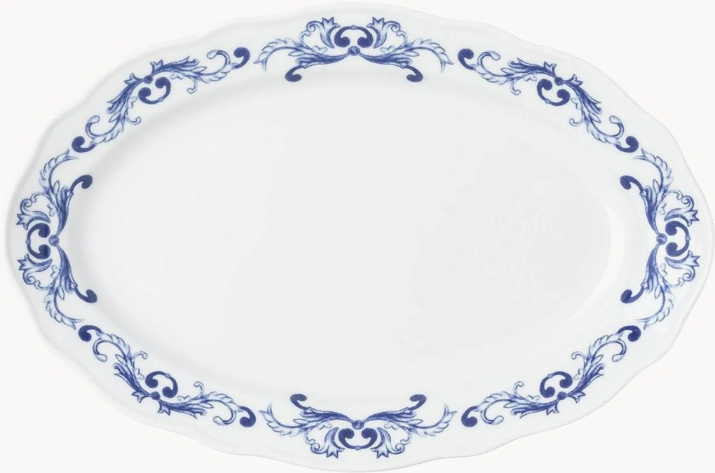 Porseleinen serveerplateau True Blue