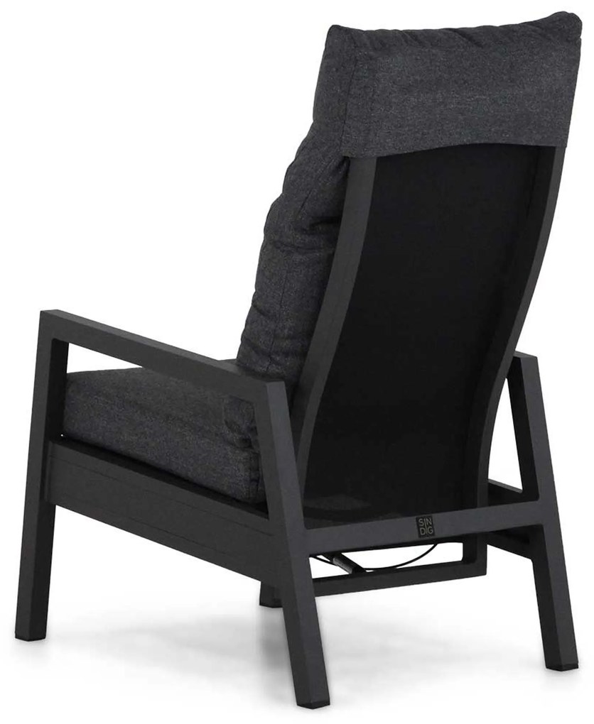 Verstelbare Tuinstoel Aluminium Grijs-antraciet Lifestyle Garden Furniture Venice