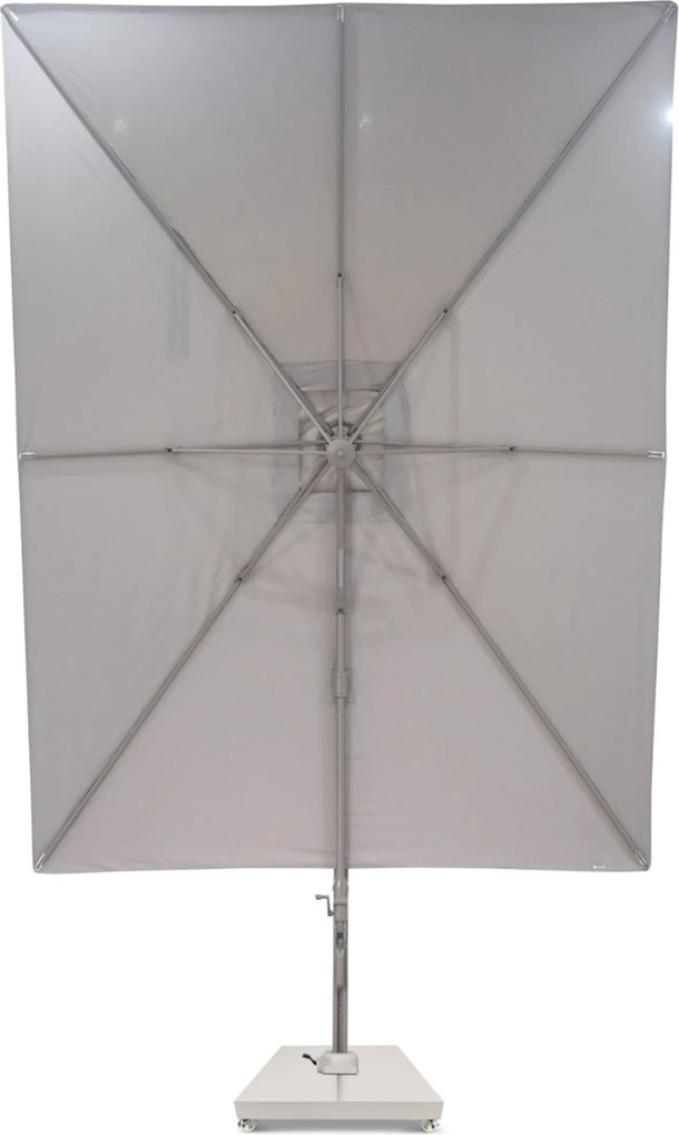 Zweefparasol 2.6x3.5m Mocha (excl. voet) Taupe-naturel-bruin Camello Luna