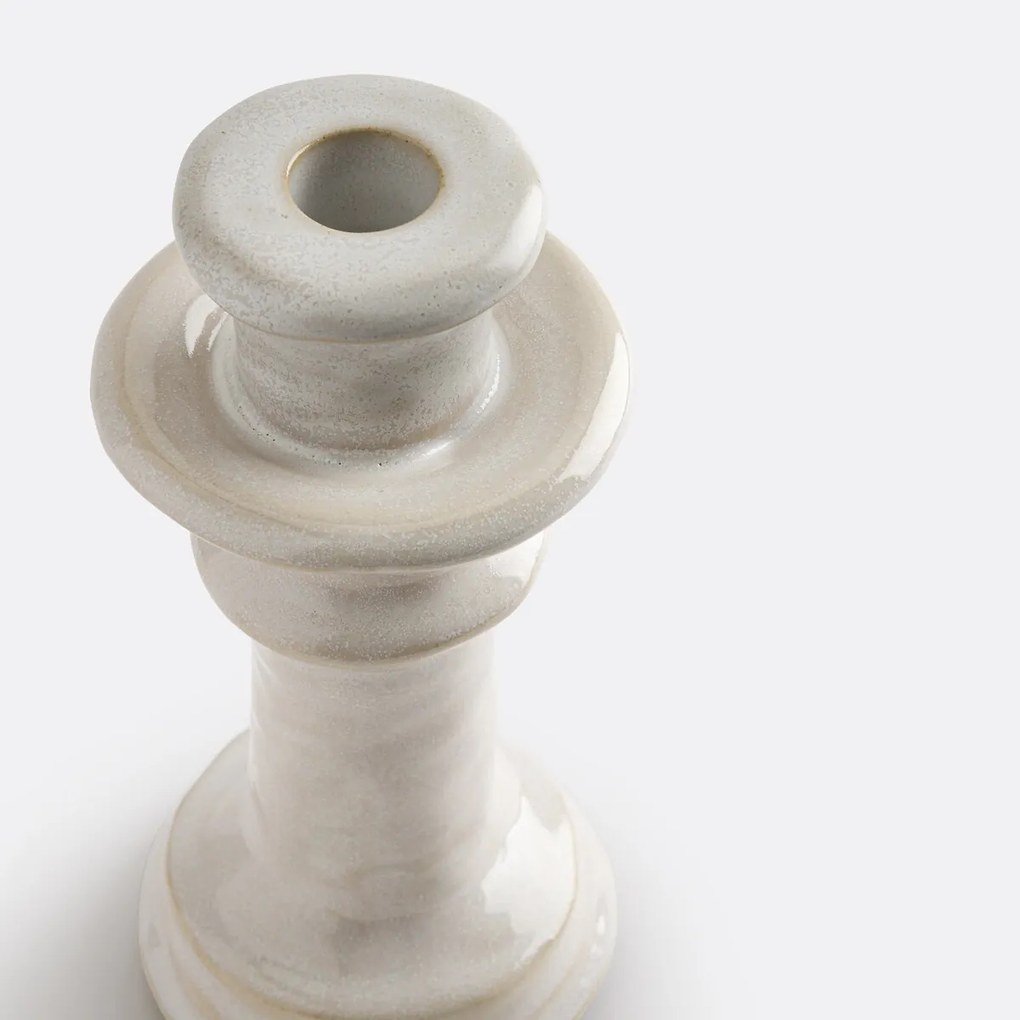 Keramische kandelaar H19,5 cm Thodri