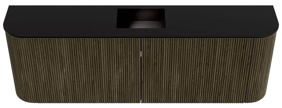 Mondiaz Joya 125cm toiletmeubel ronding links/rechts shadow met wastafel faye midden 1 kraangat urban