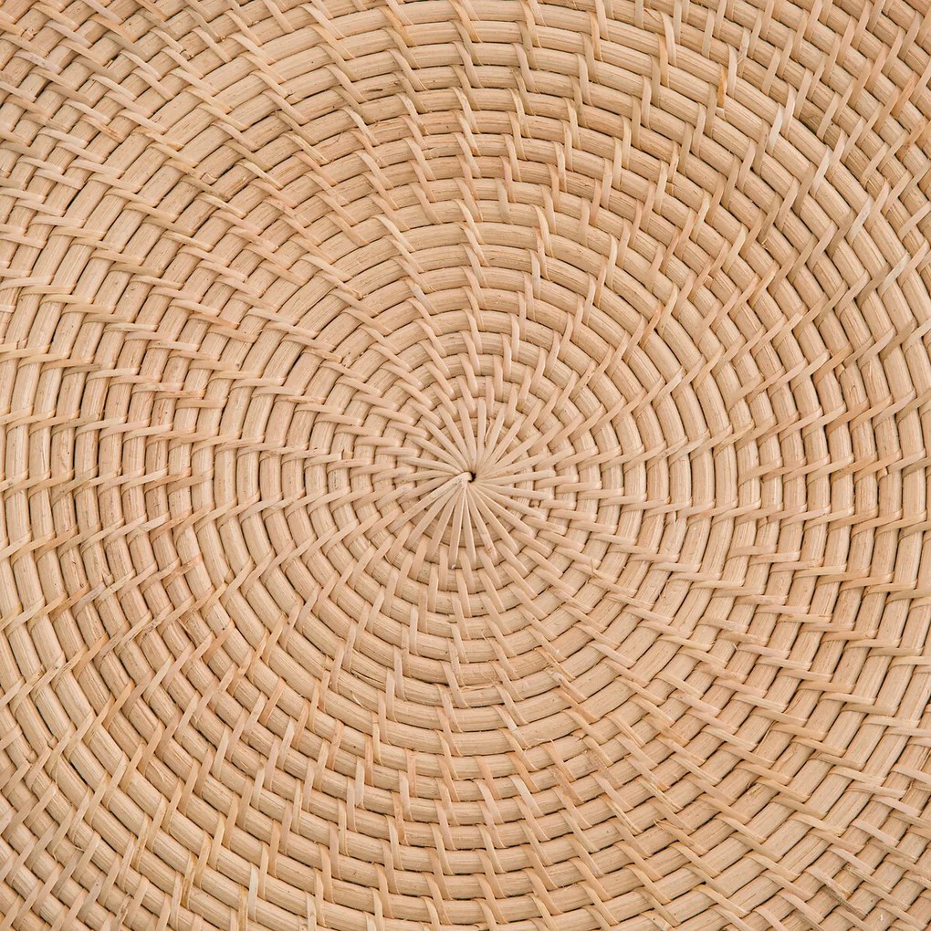 Opbergdoos in rotan,Ø 50 cm, Ysée