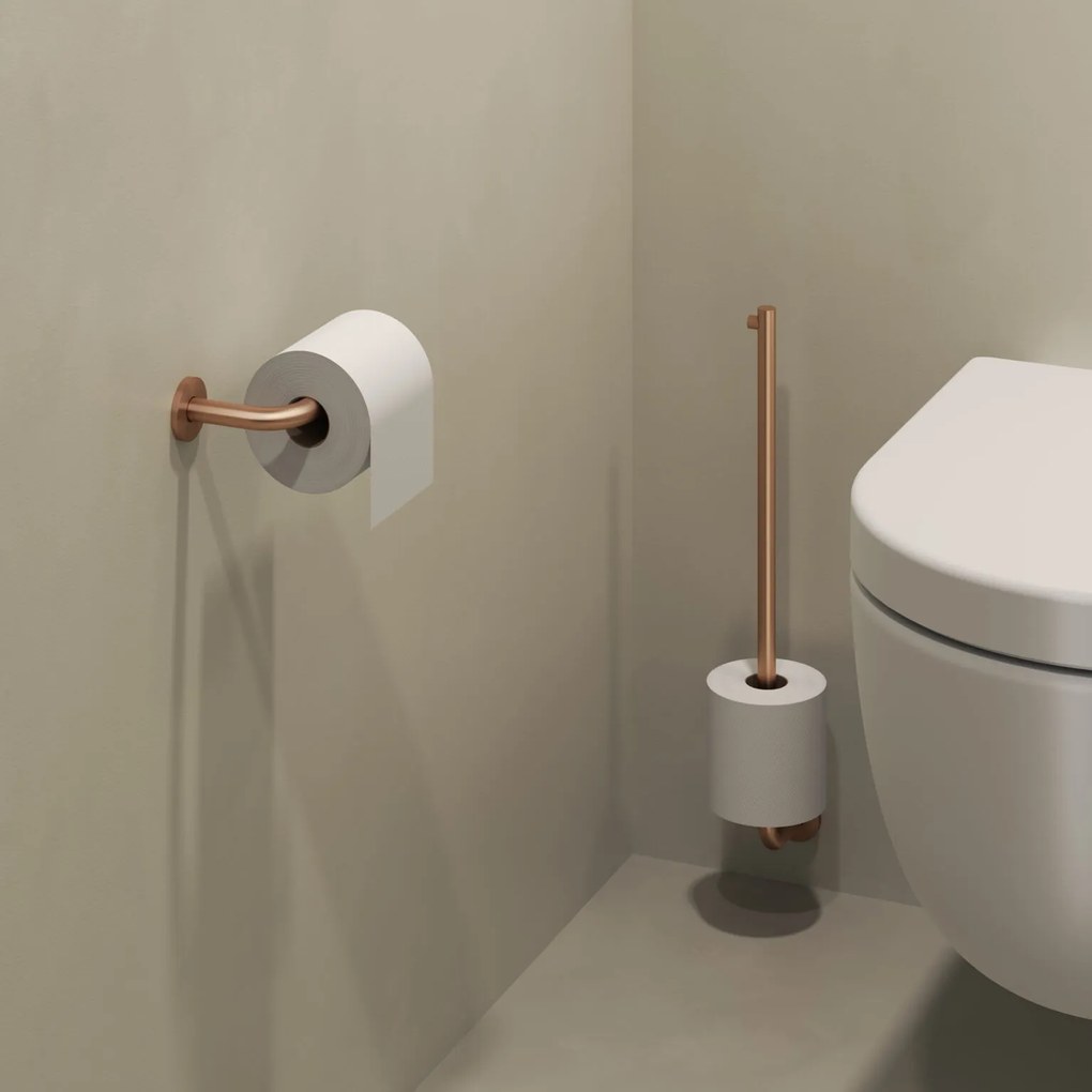 Clou Kaldur toiletrolhouder brons geborsteld