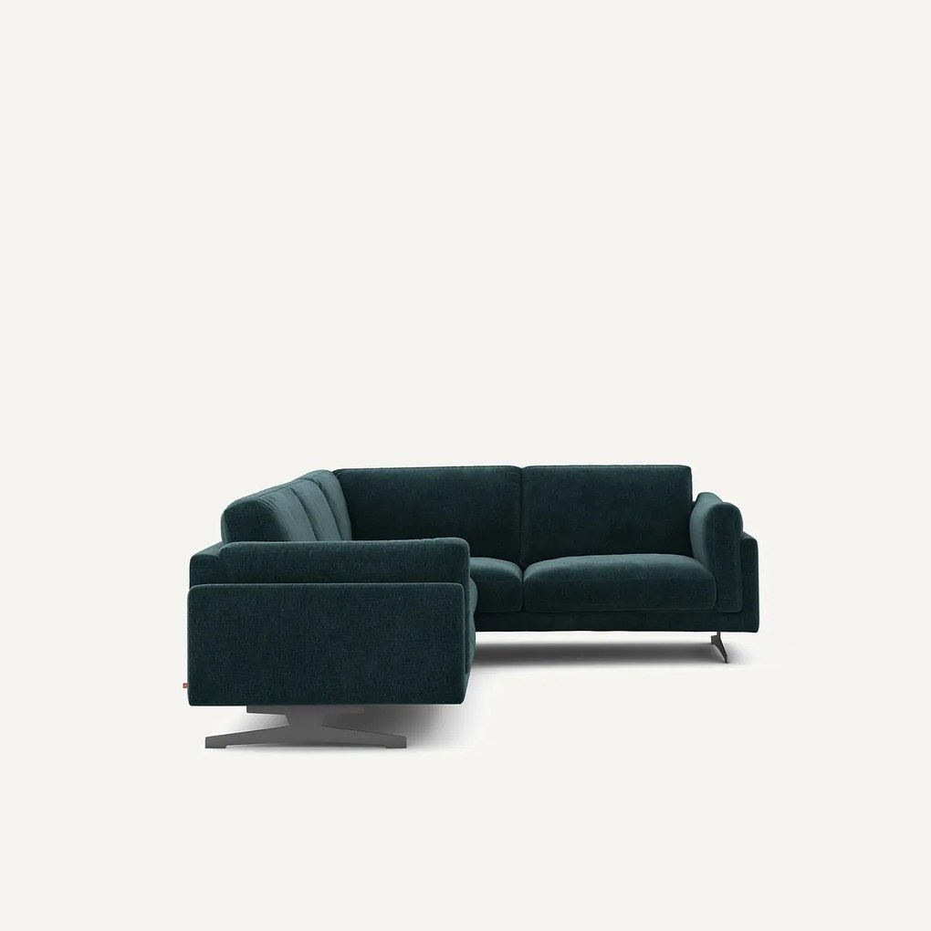 Chenille fluwelen hoekbank, César