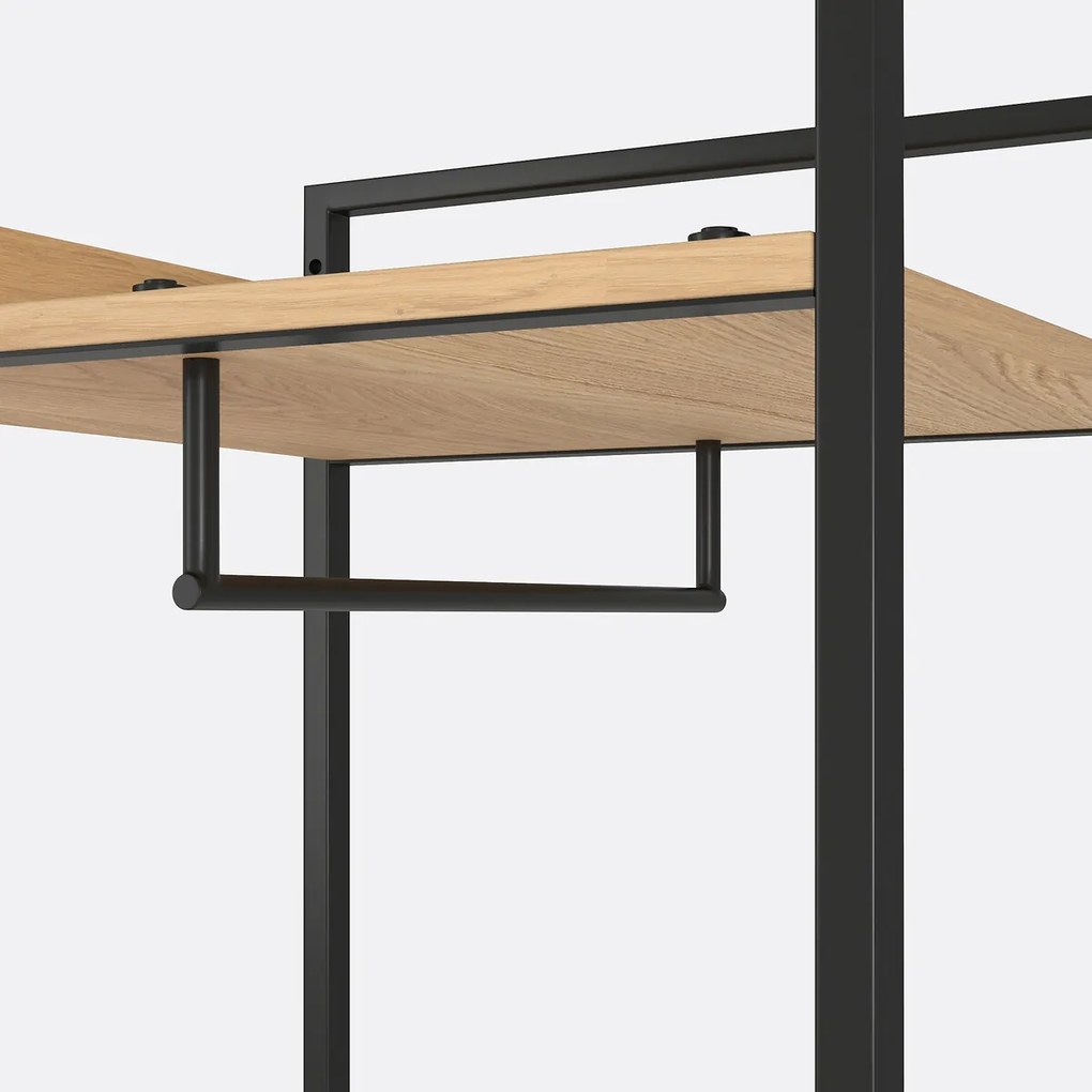 Module dressing 3 legplanken en 1 hangstaaf HIBA