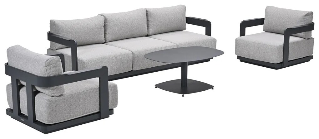 Garden Impressions Imperia loungeset 4-delig - merino sand