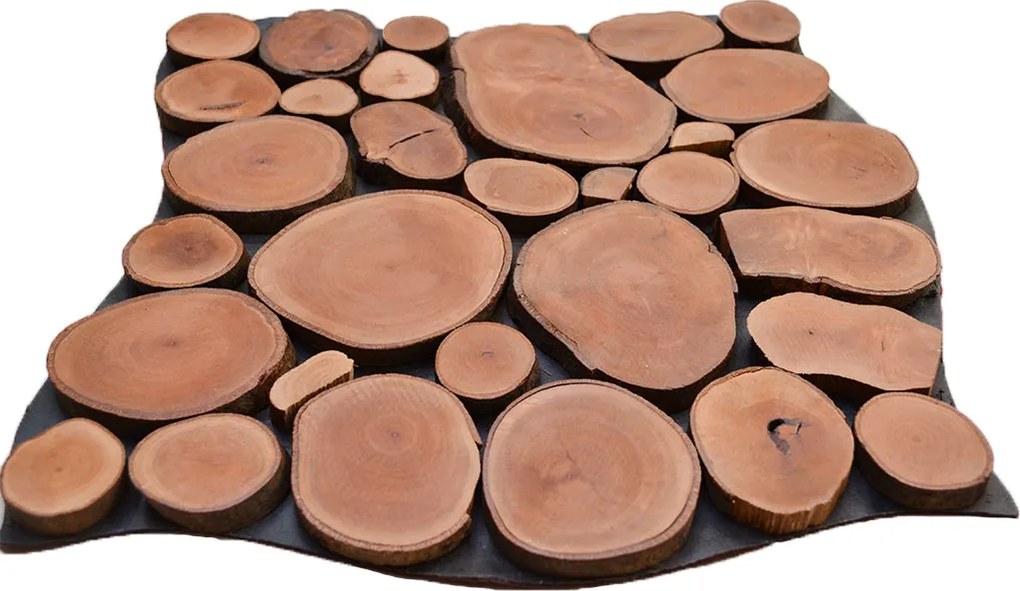 3D Houten Wandpaneel | Lychee | 30×30 cm | Wanddecoratie