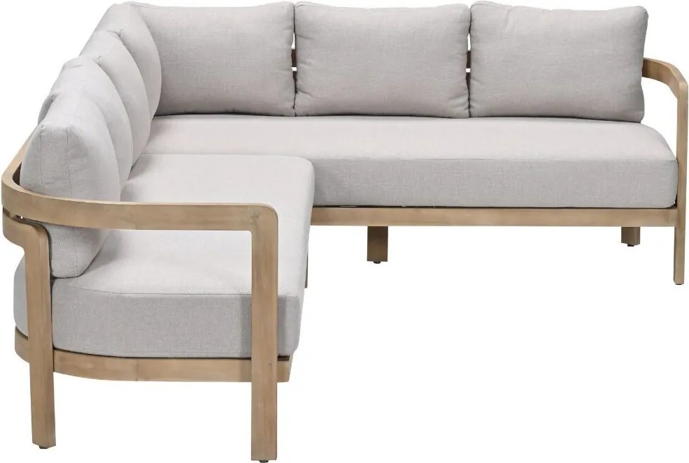 Garden Impressions Sirocco loungeset 3-delig rechts - acacia - grey sand