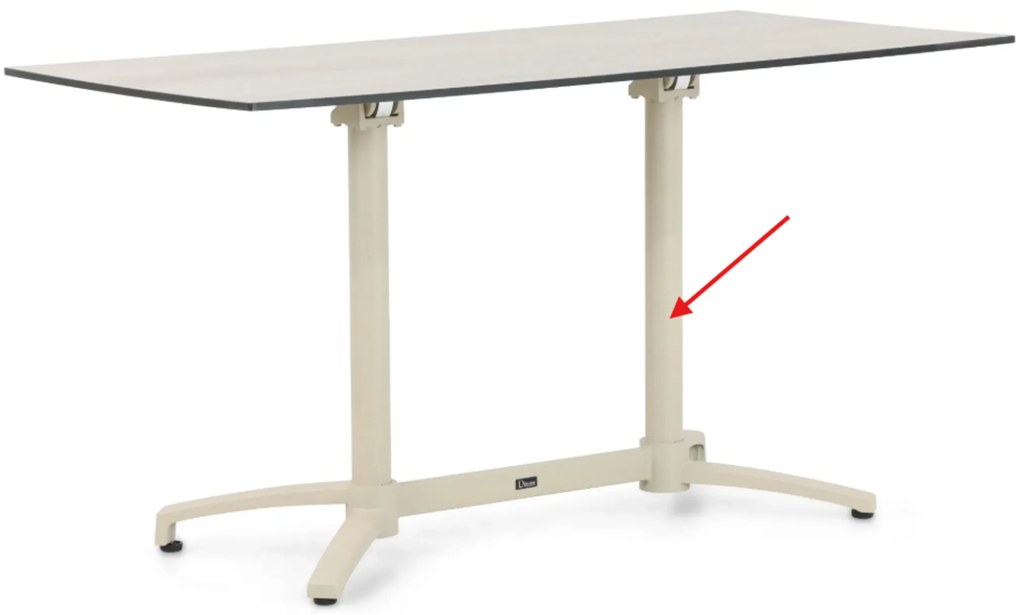 De Laan Projects Laan Marano Bistrotafel X Taupe