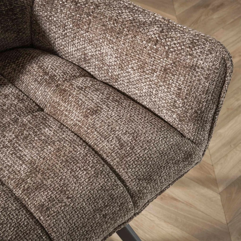 Draaibare Barstoel Taupe Renegade Stof