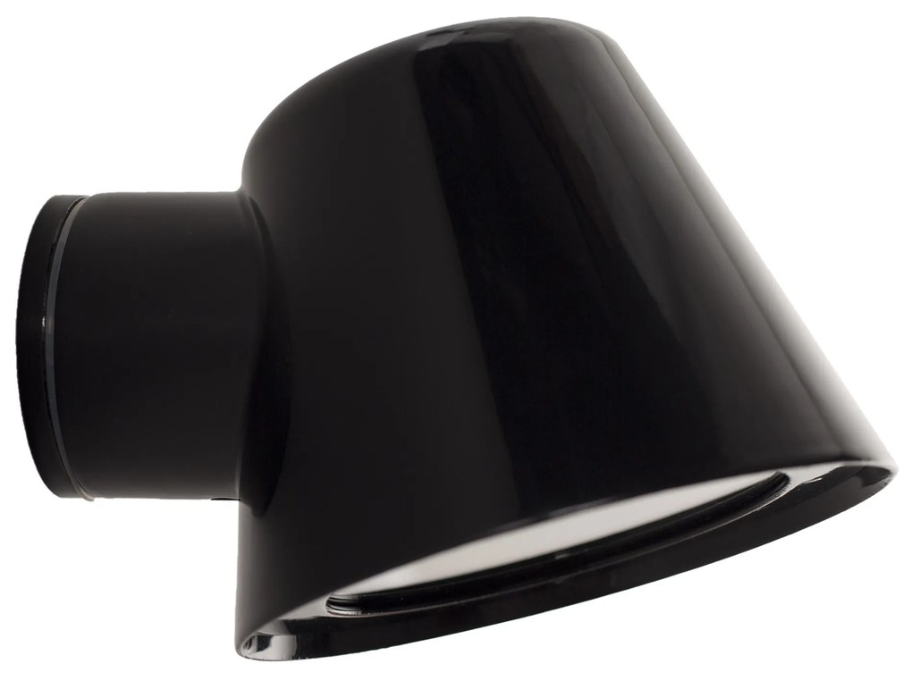 Vita Cup Muurlamp Zwart met Lichtsensor LED
