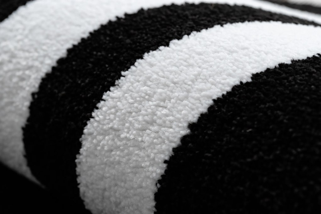 Tapijt HAMPTON Kader zwart - TWEEDE-KLASSE PRODUCT