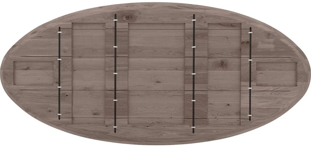 Goossens Excellent Eettafel Gs-1302, Ovaal 280 x 130 cm