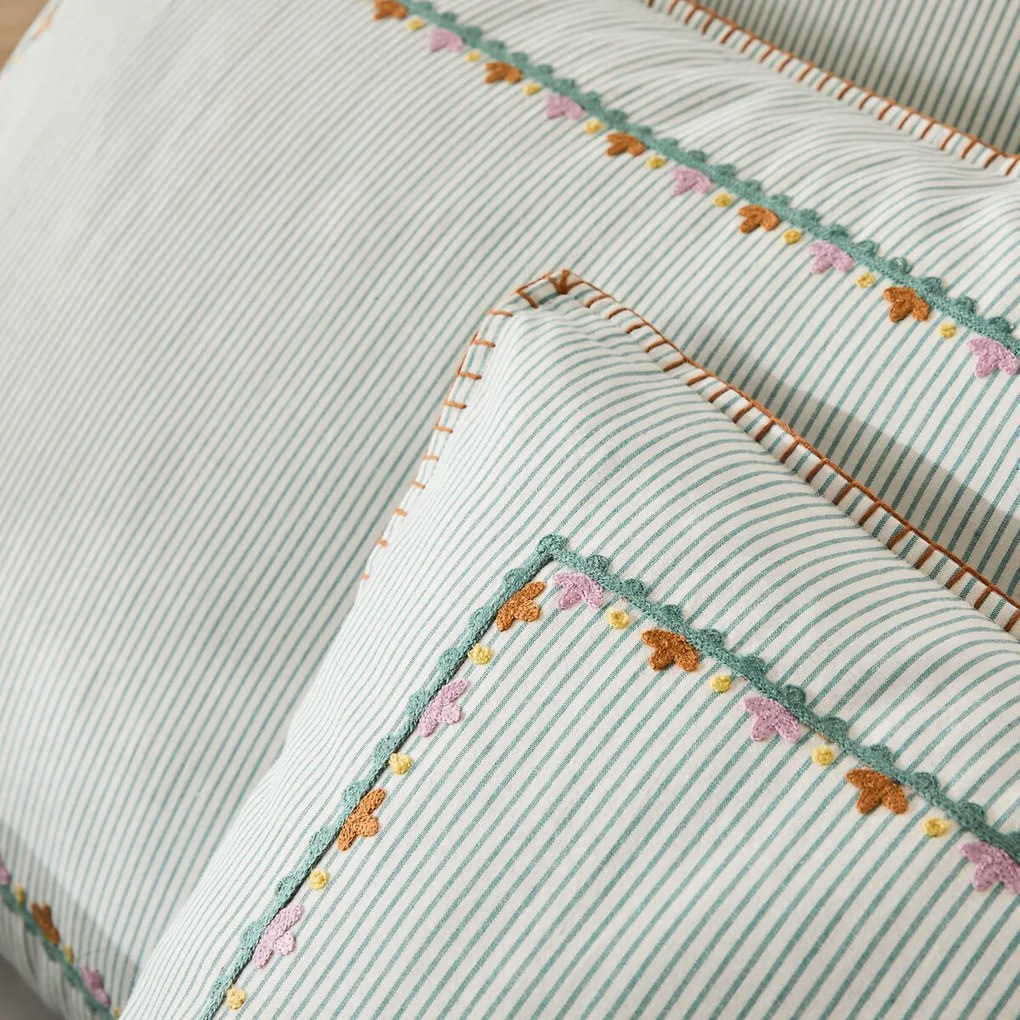 Kussensloop van gewassen katoen, Gillian