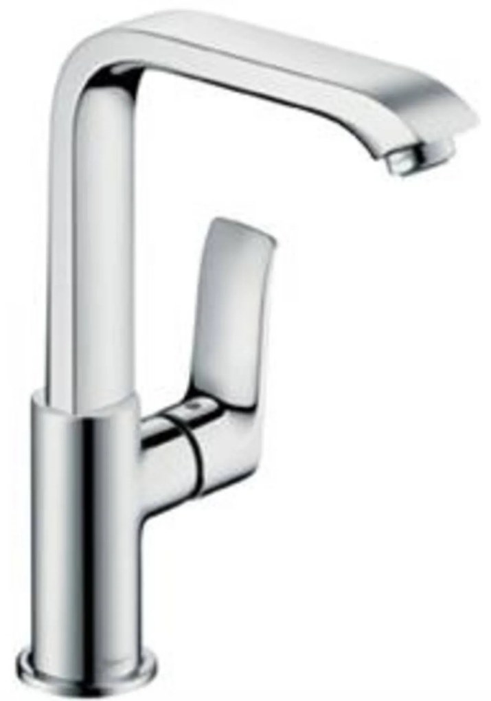 Hansgrohe Metris wastafelkraan met draaibare uitloop Chroom