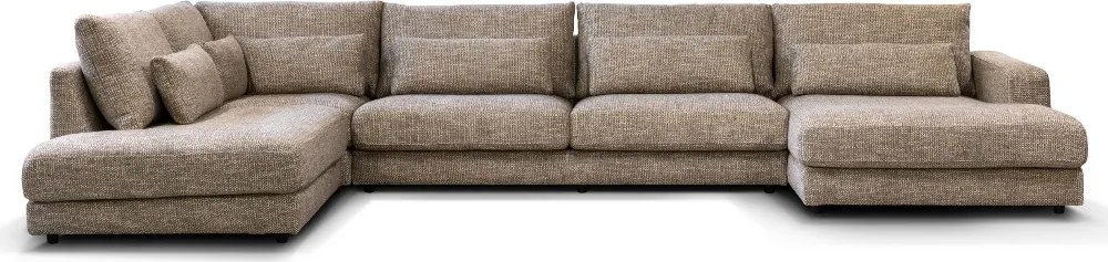 PEPP Interiors Como U Bank Met Ottoman Links Beige Silencio 19