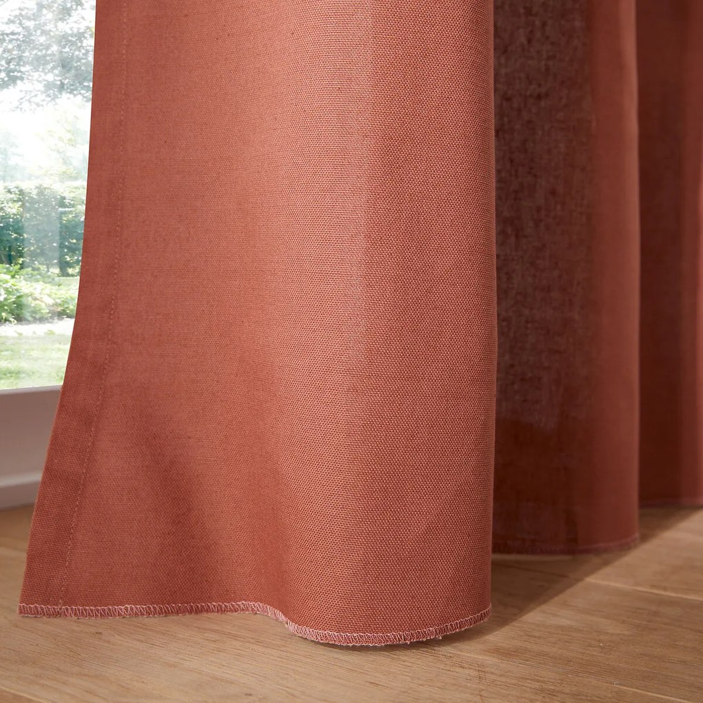 Katoenen gordijn met oogjes Scenario