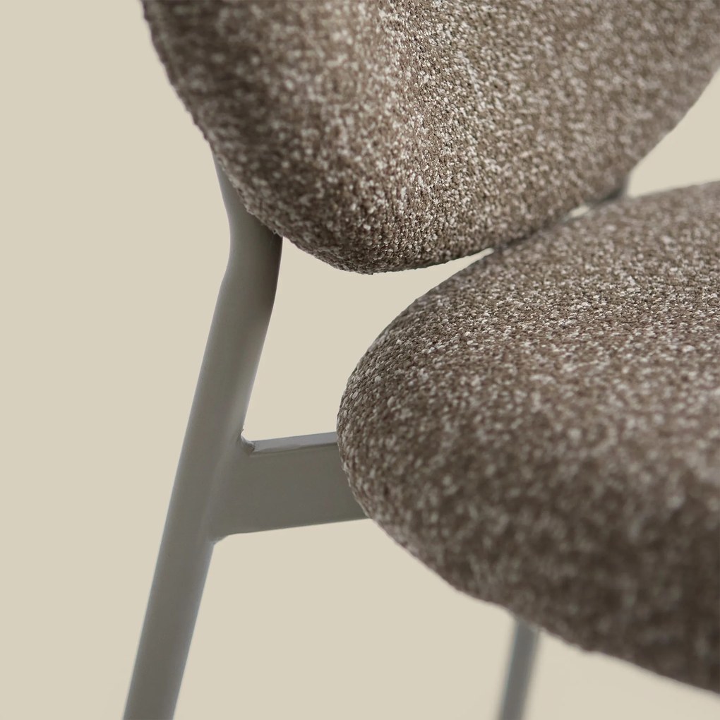Moderne Stoelen Stapelbaar Bruin
