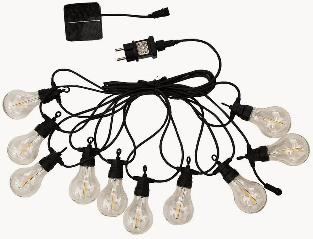Solar LED lichtslinger Party Clear, 500 cm