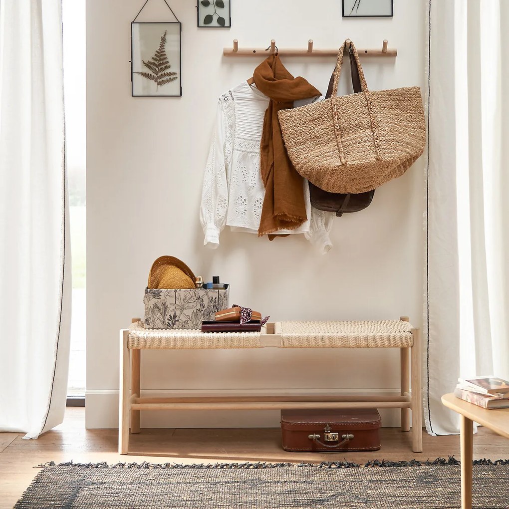 Muurkapstok in massief eik Darpa