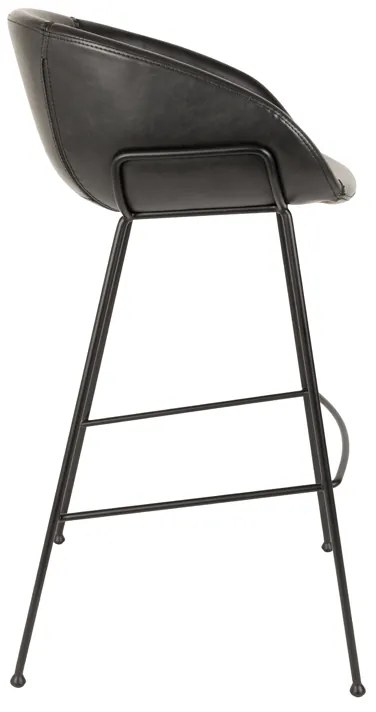 Zuiver Feston Hoge Design Barkruk PU-leer Zwart