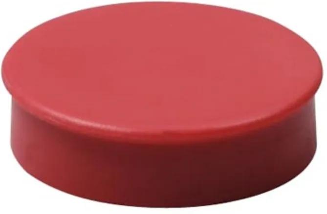 Magneten diameter van 20 mm, rood, blister van 8 stuks