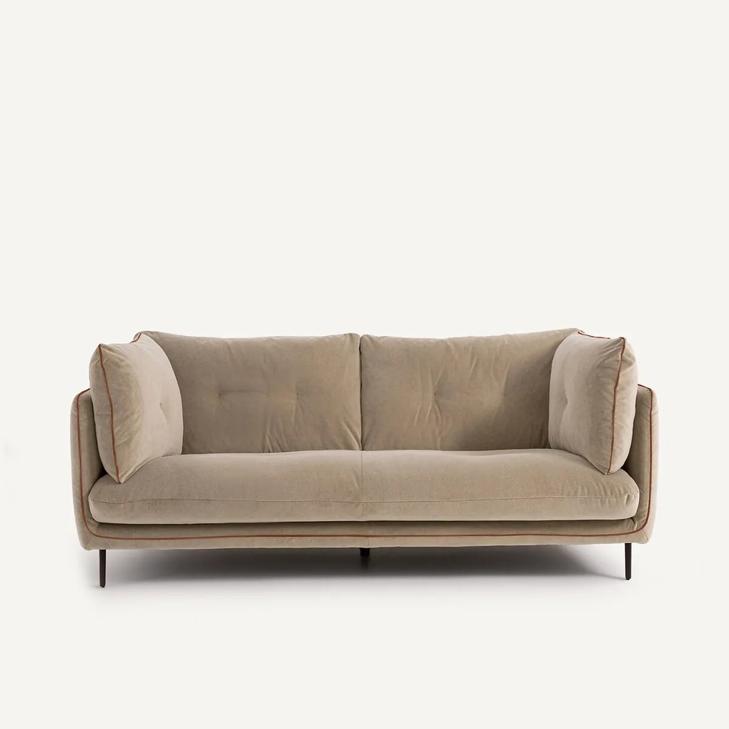 Compacte bank van stonewashed fluweel, BOTERO