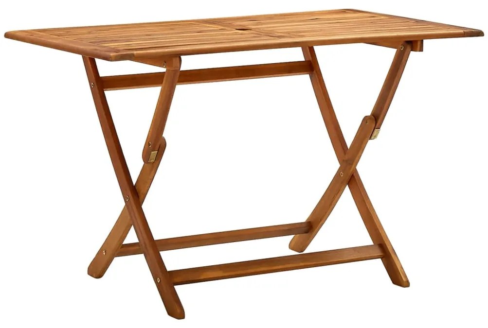vidaXL Tuintafel inklapbaar 120x70x75 cm massief acaciahout