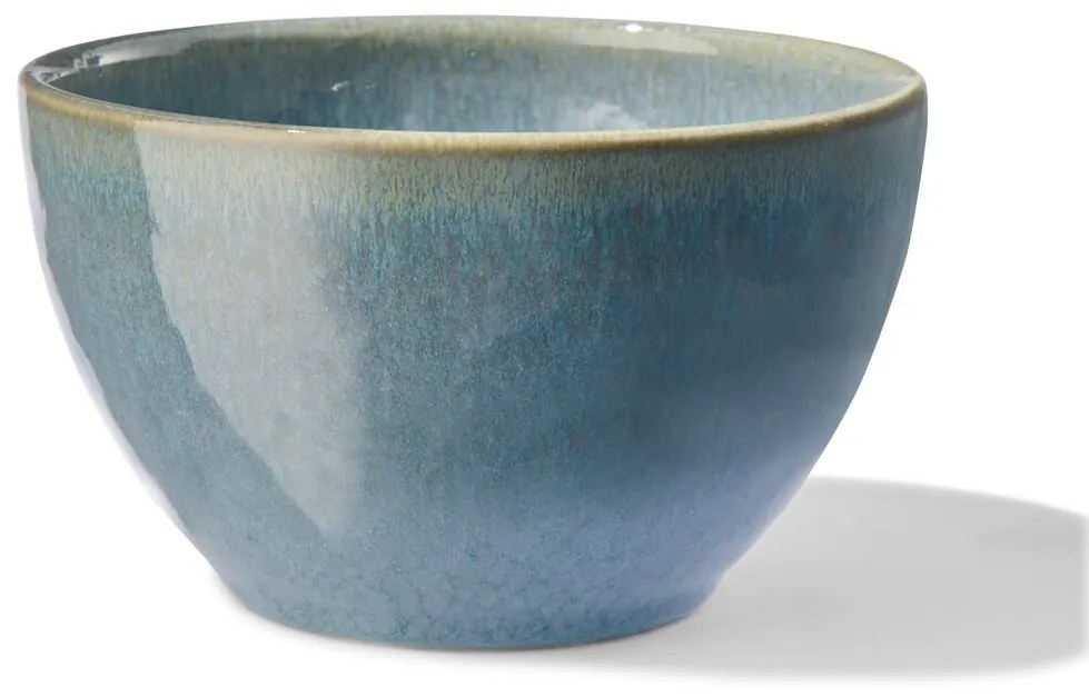 HEMA Schaal Ø14cm Porto Reactief Glazuur Blauw (blauw)