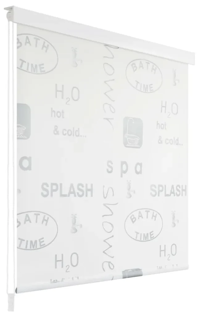 vidaXL Rolgordijn voor douche 160x240 cm splash