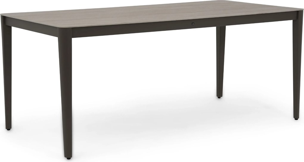 Dining Tuintafel rechthoekig 180x90 cm Taupe Livo