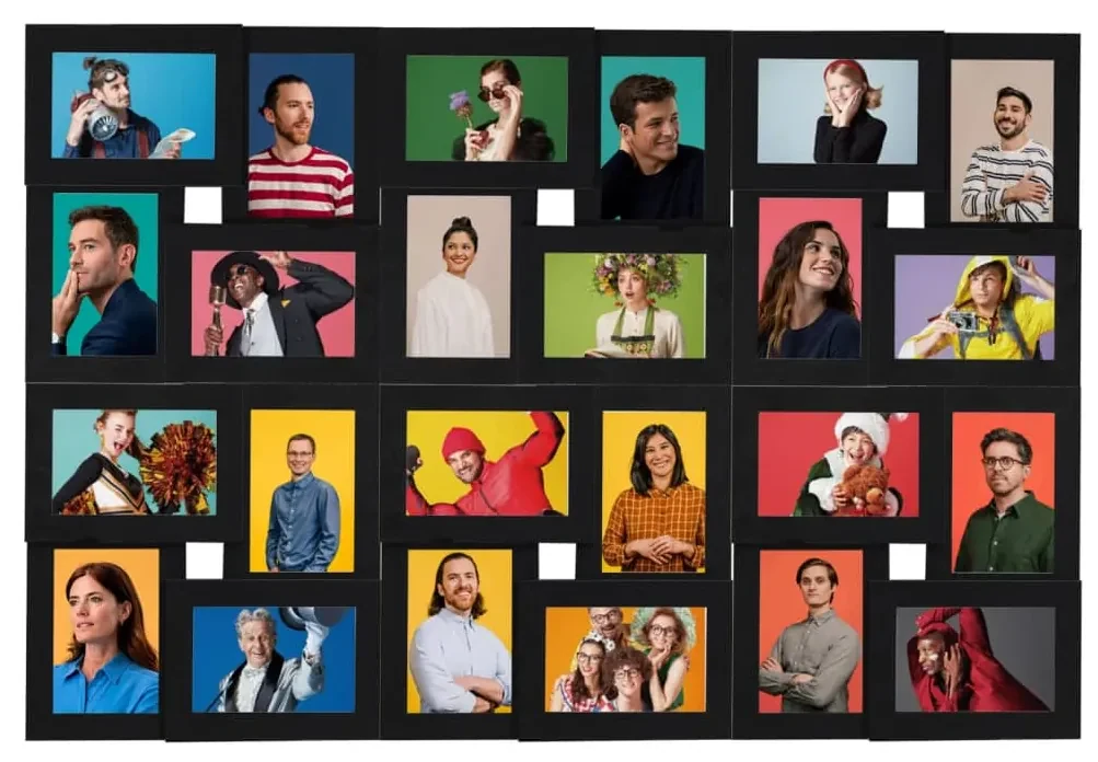 vidaXL Fotolijst voor 24x(13x18 cm) foto MDF zwart