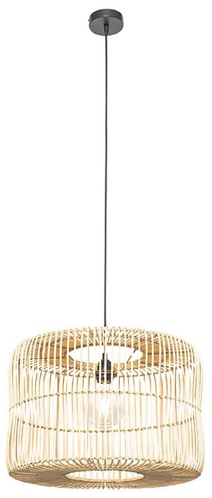 Oosterse hanglamp rotan 45 cm - MaudOosters E27 rond Binnenverlichting Lamp