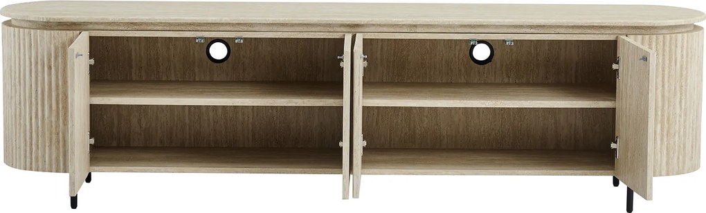 TV Meubel Travertin - 200x40x55cm.