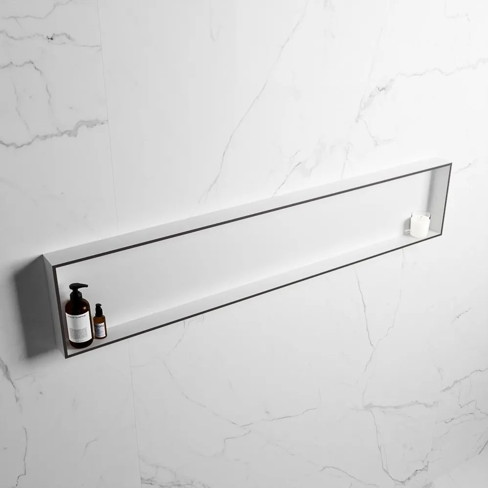 Mondiaz Easy nis 150x30x8cm 1 vak dark grey/talc